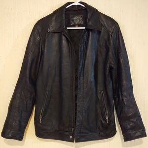 Beat Up Black Leather Jacket